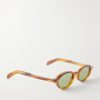 GR13 Oval-Frame Acetate Sunglasses - FR GR13 Oval-Frame Acetate Sunglasses - FR