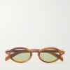GR13 Oval-Frame Acetate Sunglasses GR13 Oval-Frame Acetate Sunglasses