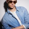 GR13 Oval-Frame Acetate Sunglasses - OU GR13 Oval-Frame Acetate Sunglasses - OU