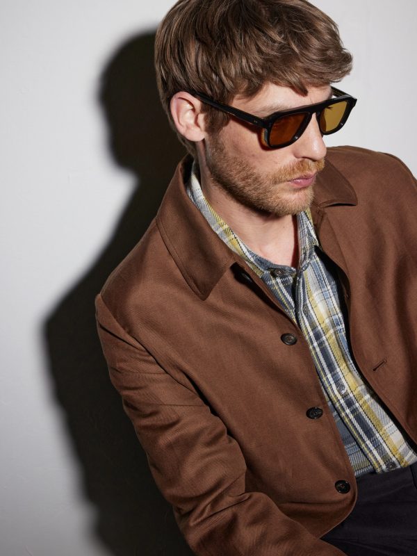 GR14 Aviator-Style Acetate Sunglasses - BK GR14 Aviator-Style Acetate Sunglasses - BK