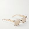 9386 Square-Frame Acetate Sunglasses - FR