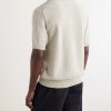 Vintage Cotton-Mesh Polo Shirt - BK Vintage Cotton-Mesh Polo Shirt - BK