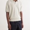 Vintage Cotton-Mesh Polo Shirt - FR Vintage Cotton-Mesh Polo Shirt - FR