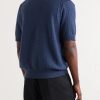 Vintage Cotton-Mesh Polo Shirt - BK