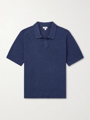 Vintage Cotton-Mesh Polo Shirt Vintage Cotton-Mesh Polo Shirt