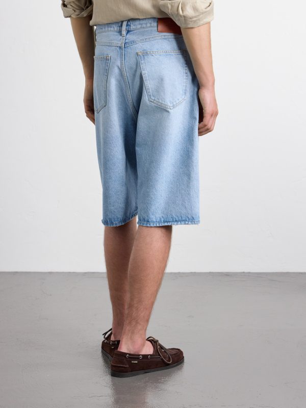 Marylebone Straight-Leg Denim Shorts - BK