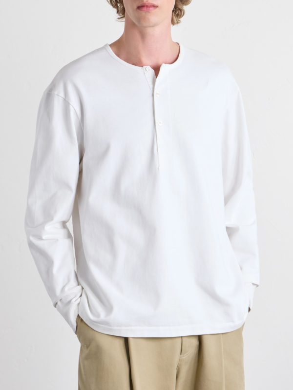 Cotton-Jersey Henley T-Shirt - FR Cotton-Jersey Henley T-Shirt - FR