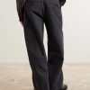 Barrel-Leg Cotton-Twill Trousers - BK Barrel-Leg Cotton-Twill Trousers - BK