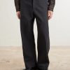 Barrel-Leg Cotton-Twill Trousers - FR Barrel-Leg Cotton-Twill Trousers - FR