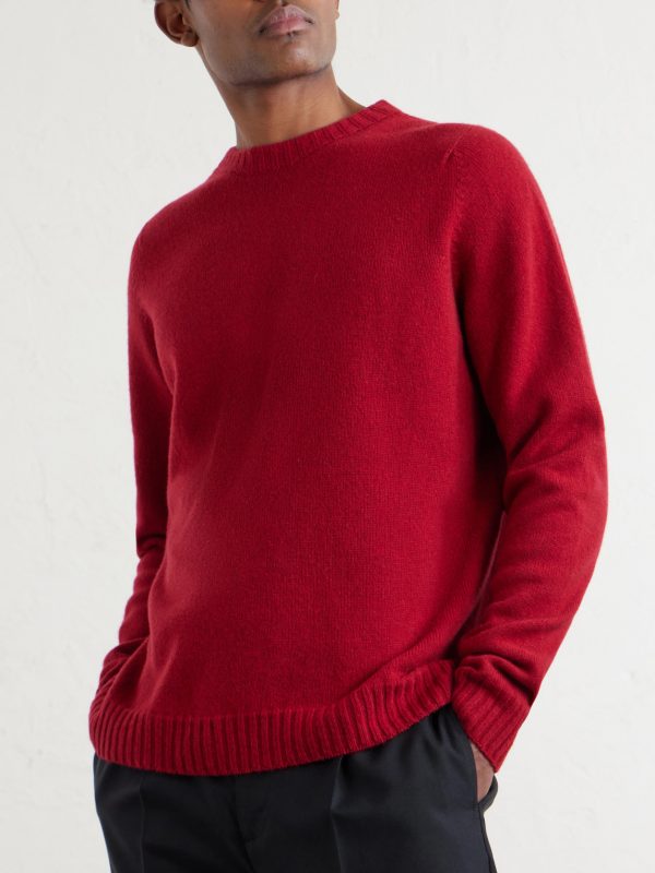Norfolk Recycled-Cashmere and Merino Wool-Blend Sweater - FR Norfolk Recycled-Cashmere and Merino Wool-Blend Sweater - FR