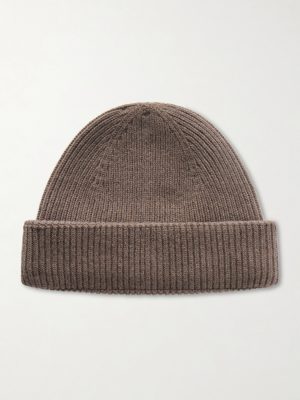 Sunday Ribbed Cashmere and Wool-Blend Beanie Sunday Ribbed Cashmere and Wool-Blend Beanie