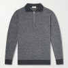 Recycled-Cashmere and Wool-Blend Half-Zip Sweater Recycled-Cashmere and Wool-Blend Half-Zip Sweater