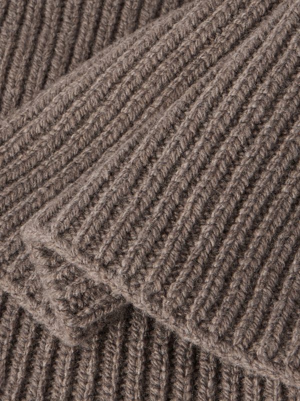 Stark Ribbed Recycled-Cashmere and Wool-Blend Scarf - CU