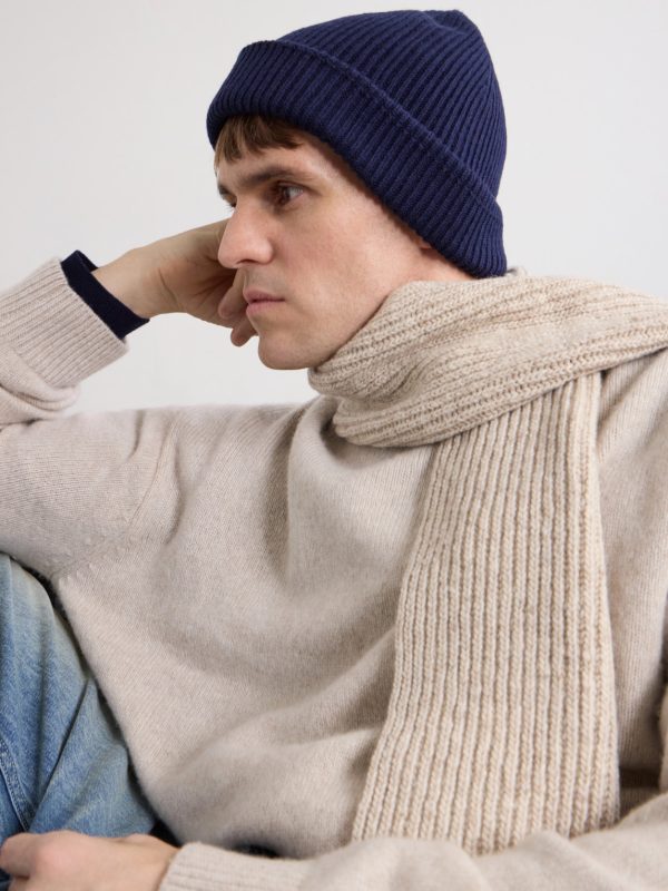Sunday Ribbed Cashmere and Wool-Blend Beanie - FR Sunday Ribbed Cashmere and Wool-Blend Beanie - FR