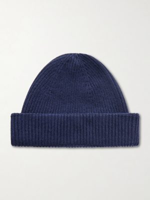 Sunday Ribbed Cashmere and Wool-Blend Beanie Sunday Ribbed Cashmere and Wool-Blend Beanie