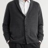 Rockford Shawl-Collar Recycled-Cashmere and Merino Wool-Blend Cardigan - FR Rockford Shawl-Collar Recycled-Cashmere and Merino Wool-Blend Cardigan - FR