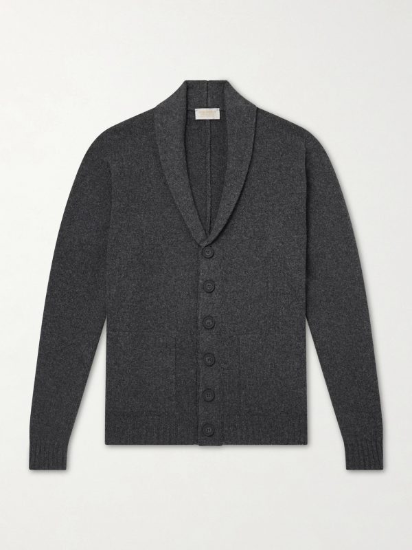 Rockford Shawl-Collar Recycled-Cashmere and Merino Wool-Blend Cardigan Rockford Shawl-Collar Recycled-Cashmere and Merino Wool-Blend Cardigan