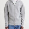 Mallam Ribbed Recycled-Cashmere and Wool-Blend Zip-Up Cardigan - FR