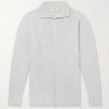 Mallam Ribbed Recycled-Cashmere and Wool-Blend Zip-Up Cardigan