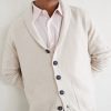 Rockford Shawl-Collar Recycled-Cashmere and Merino Wool-Blend Cardigan - CU