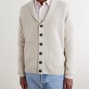 Rockford Shawl-Collar Recycled-Cashmere and Merino Wool-Blend Cardigan - FR