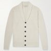 Rockford Shawl-Collar Recycled-Cashmere and Merino Wool-Blend Cardigan