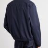 Cotton-Blend Twill Harrington Jacket - BK Cotton-Blend Twill Harrington Jacket - BK