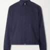 Cotton-Blend Twill Harrington Jacket Cotton-Blend Twill Harrington Jacket