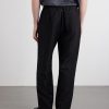 Evan Straight-Leg Wool and Linen-Blend Trousers - BK