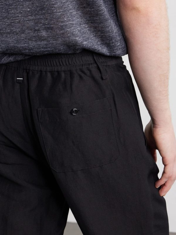 Evan Straight-Leg Wool and Linen-Blend Trousers - CU