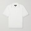 Conrad Cotton and Silk-Blend Polo Shirt Conrad Cotton and Silk-Blend Polo Shirt