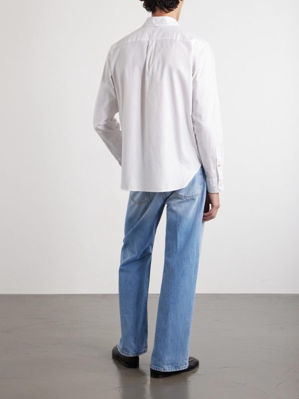 Button-Down Collar Cotton-Poplin Shirt - BK Button-Down Collar Cotton-Poplin Shirt - BK