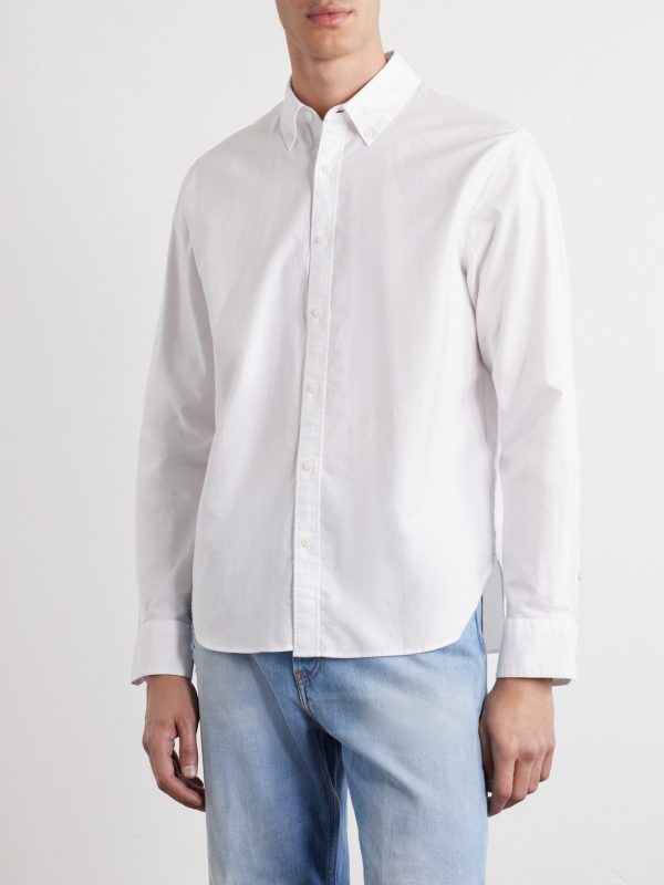 Button-Down Collar Cotton-Poplin Shirt - FR Button-Down Collar Cotton-Poplin Shirt - FR