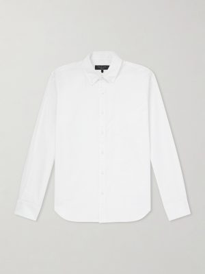 Button-Down Collar Cotton-Poplin Shirt Button-Down Collar Cotton-Poplin Shirt