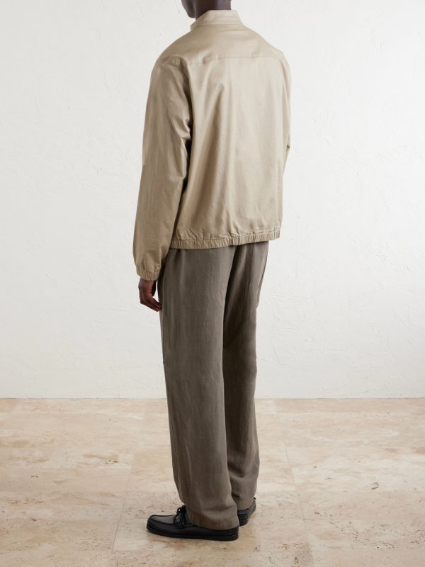 Harrington Cotton-Blend Jacket - BK
