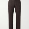 Evan Straight-Leg Pleated Linen Trousers Evan Straight-Leg Pleated Linen Trousers