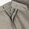 Evan Straight-Leg Pleated Linen Trousers - E1 Evan Straight-Leg Pleated Linen Trousers - E1