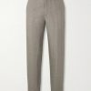 Evan Straight-Leg Pleated Linen Trousers Evan Straight-Leg Pleated Linen Trousers