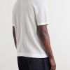 Harvey Ribbed Cotton-Blend Polo Shirt - BK