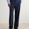 Straight-Leg Wool Suit Trousers - FR