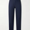 Straight-Leg Wool Suit Trousers