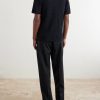 Harvey Ribbed Cotton-Blend Polo Shirt - BK