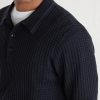 Harvey Ribbed Cotton-Blend Polo Shirt - CU