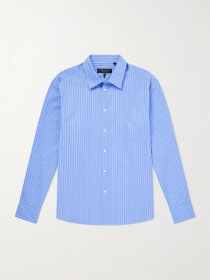 Striped Cotton-Poplin Shirt Striped Cotton-Poplin Shirt