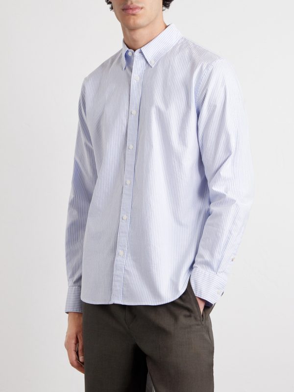 Button-Down Collar Cotton-Poplin Shirt - FR