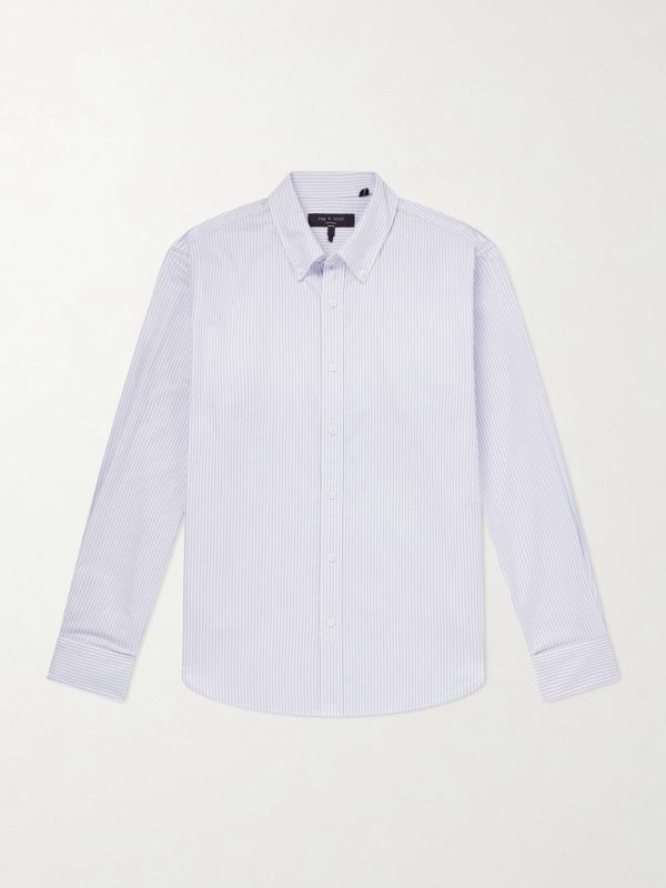 Button-Down Collar Cotton-Poplin Shirt