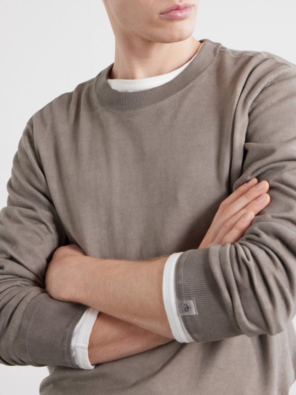 Ribbed Cotton Sweater - CU Ribbed Cotton Sweater - CU