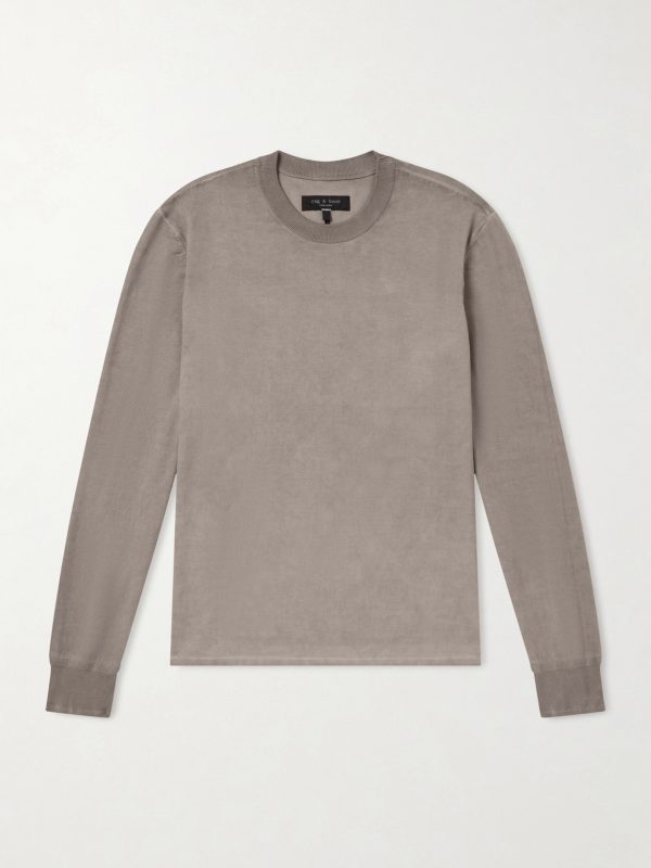 Ribbed Cotton Sweater Ribbed Cotton Sweater