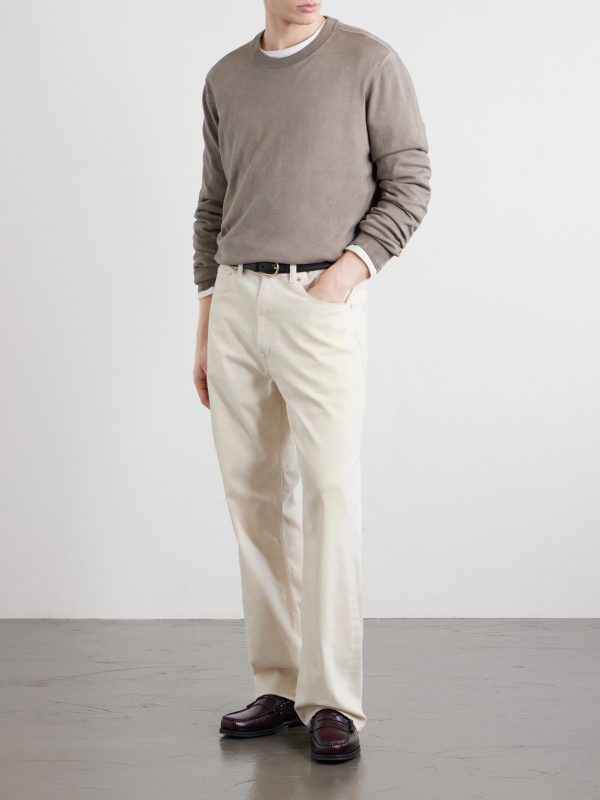 Ribbed Cotton Sweater - OU Ribbed Cotton Sweater - OU