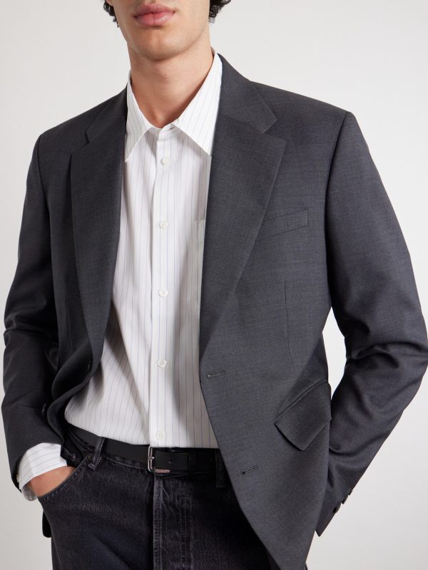 Striped Cotton-Poplin Shirt - CU